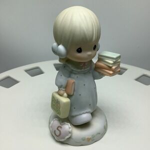 Precious Moments Growing in Grace Age 5 1994 Girl w/ Books